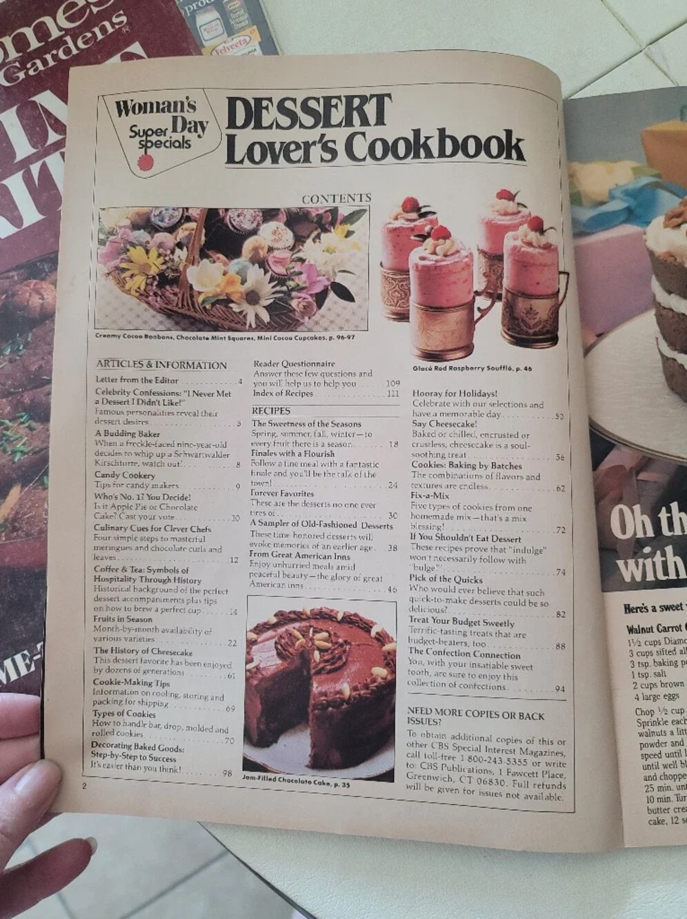 Vintage Cookbook Lot of 7 Retro Baking Cookbooks